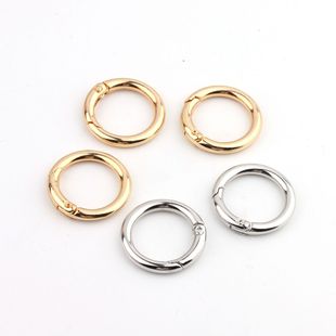 Color zinc alloy spring ring diy handmade jewelry luggage accessories hardware spring ring spring buckle hanging buckle batch