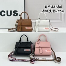 2026新款女包驴家手提单肩斜挎包饰带高品质跨境水波纹克鲁尼包包