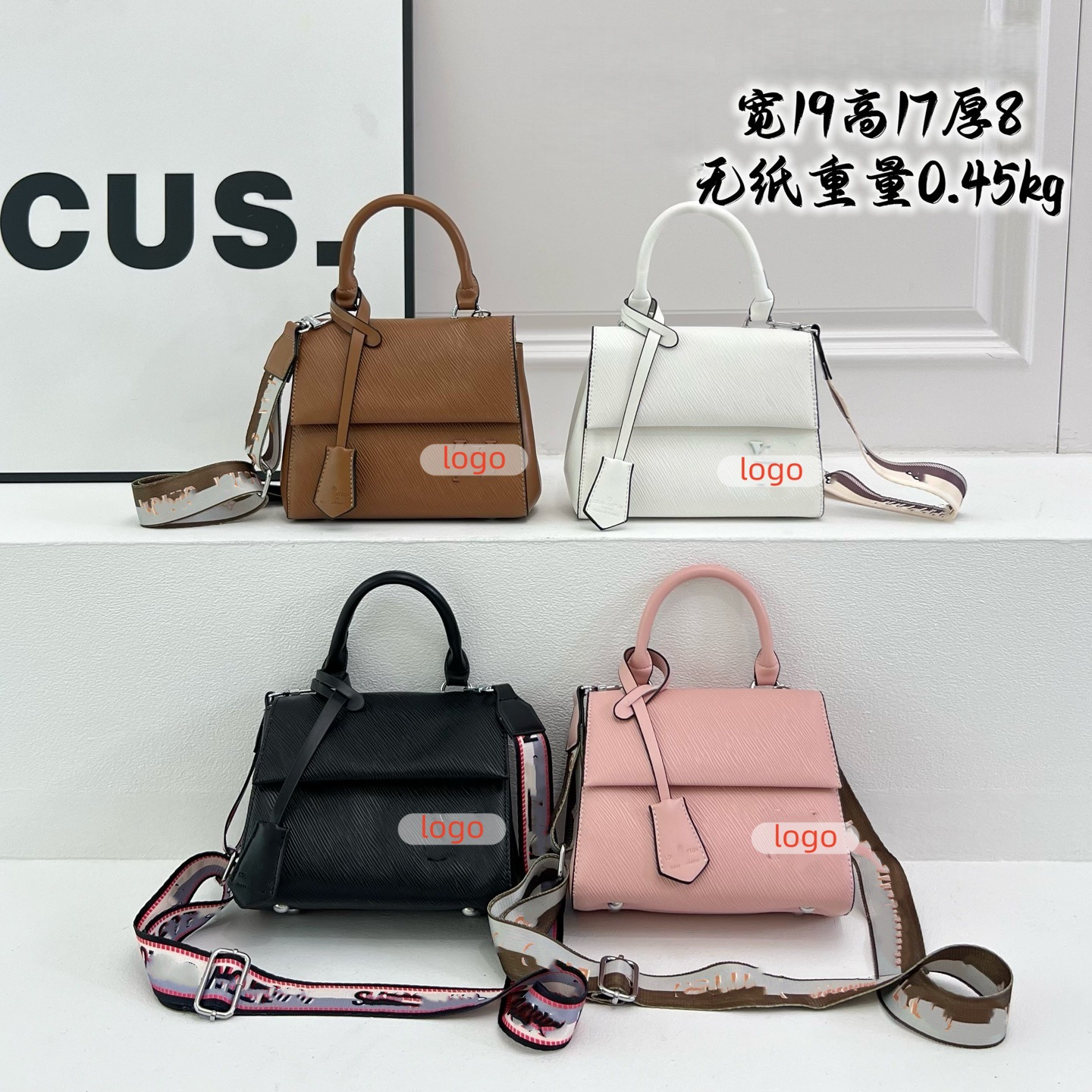 2026新款女包驴家手提单肩斜挎包饰带高品质跨境水波纹克鲁尼包包