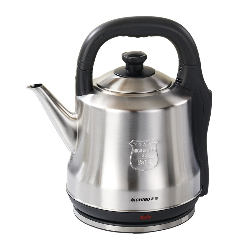 Zhigao hervidor eléctrico 304 hervidor de acero inoxidable 2025 nuevo tipo de hervidor doméstico de gran capacidad apagado automático