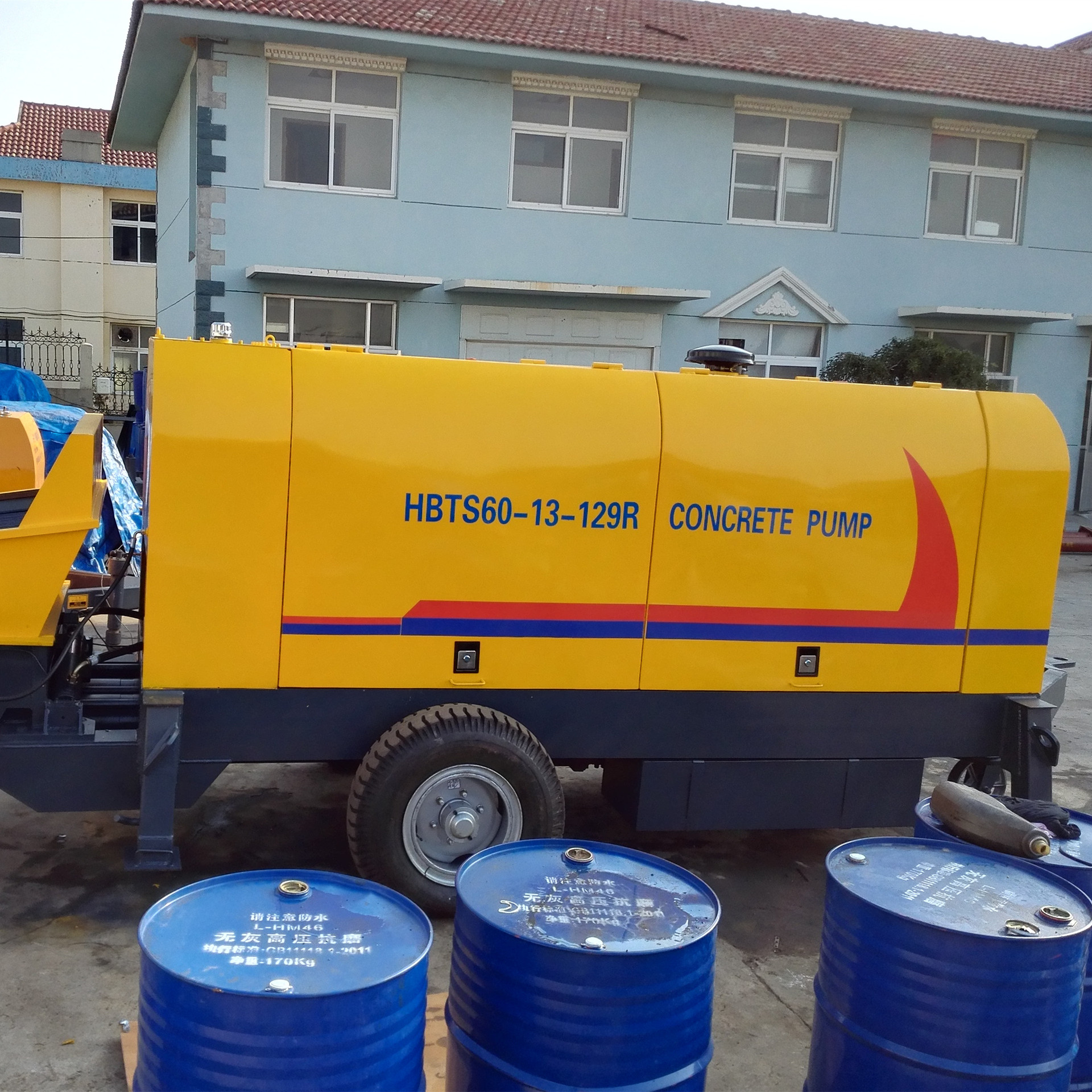 HBTS60-13-129R混凝土泵 混凝土输送泵 打120米高度混凝土输送泵