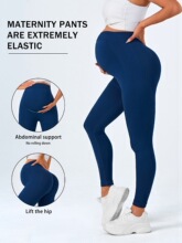 R 92056 Seams Maternity Yoga Pants �����и��٤�� �羳��