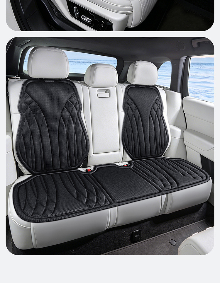 New Car Seat Cushions in Stock, Suitable for All Seasons, Heat-Pressed One-Piece Seat Cushions, Full Car Seat Cushions, Five-Seater Square Cushions, Single and Double Seat Cushions