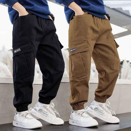 Children's Autumn-Winter Pants, Spring-Autumn Style, New Children's Work Pants, Big Kids' Autumn Pants, Boys' Casual Pants