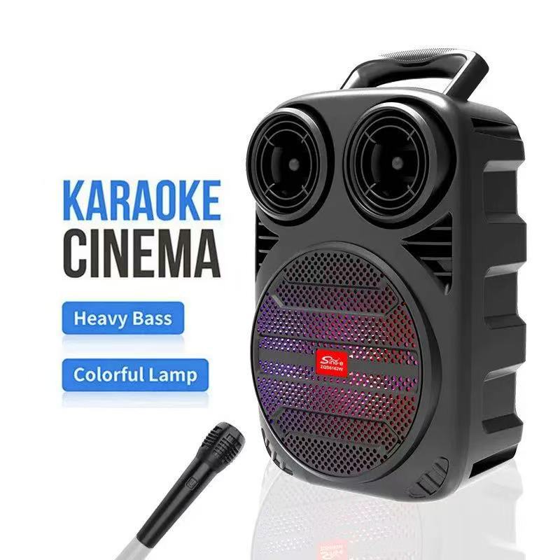 6.5inch Bluetooth Speaker with High-Quality Sound, Portable Outdoor Subwoofer, Home Wireless Microphone, Karaoke Speaker 6.5inch Bluetooth Speaker with High-Quality Sound, Portable Outdoor Subwoofer, Home Wireless Microphone, Karaoke Speaker