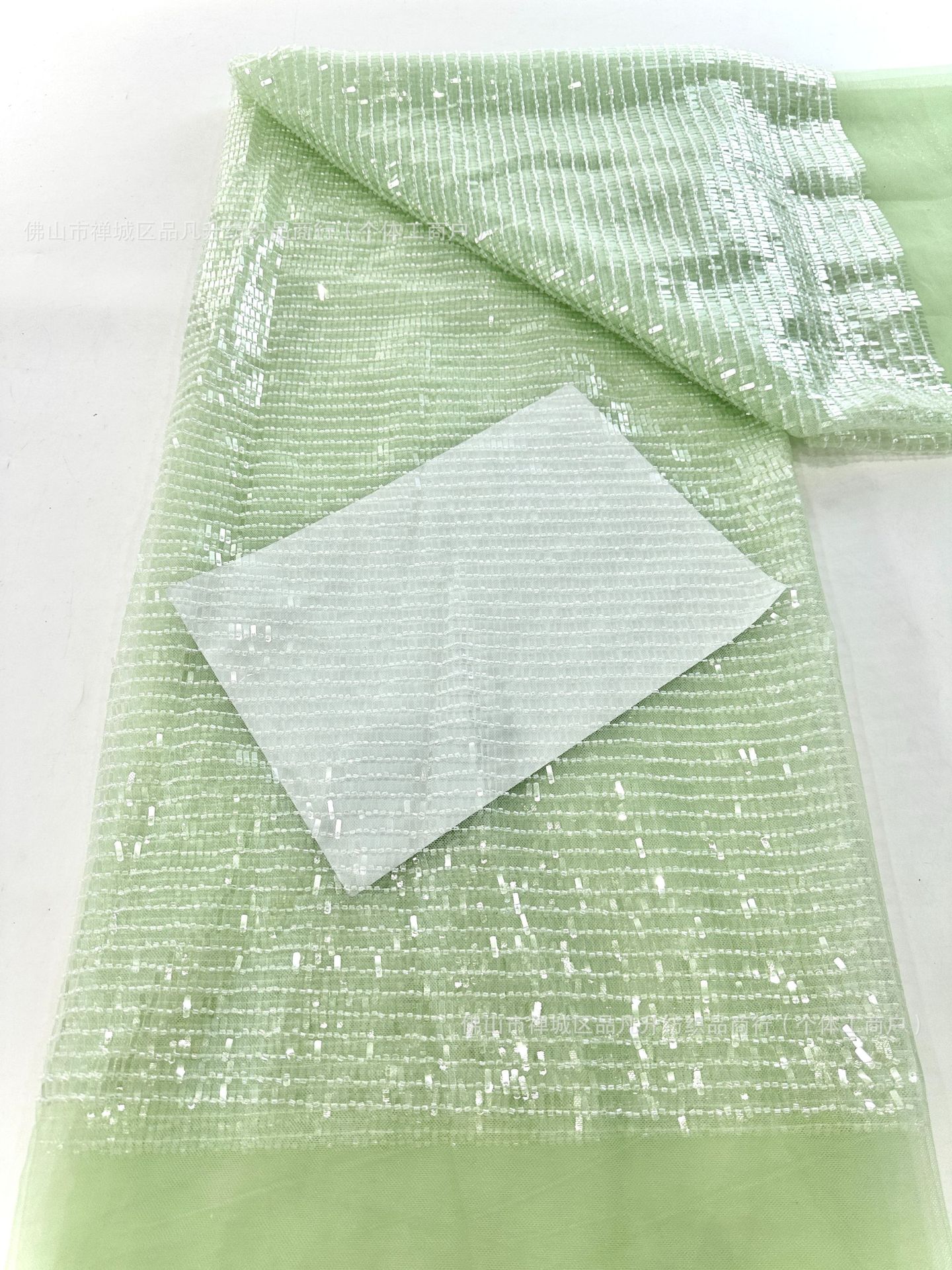 Tejido bordado Roll Sheet Sequin Tejido Gao Ding espectáculo festivo escenario de fiesta vestido de cena Tejido de moda