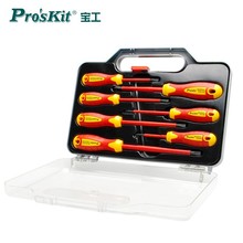宝工（Pro'sKit）SD-8012高压绝缘螺丝刀起子套装十字一字7件