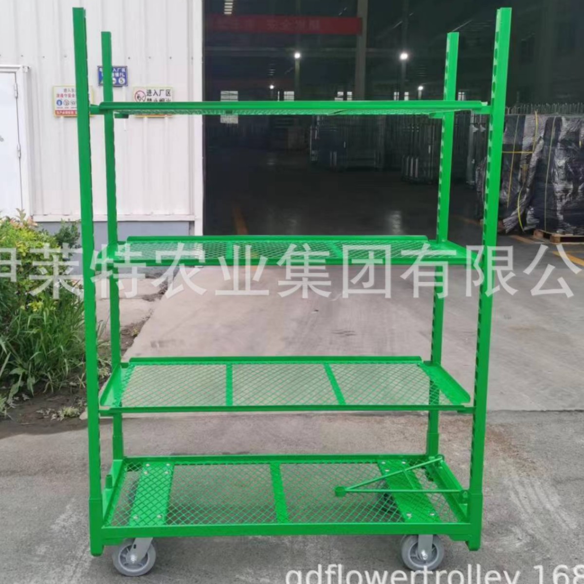 厂家直销盆栽周转车透光性好，增大光照面积，花卉周转车