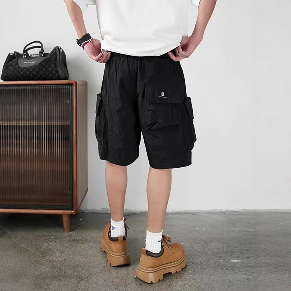 Summer Thin American Style Tooling Shorts Trendy Brand Loose Pocket Outer Wear Casual Trendy Pants