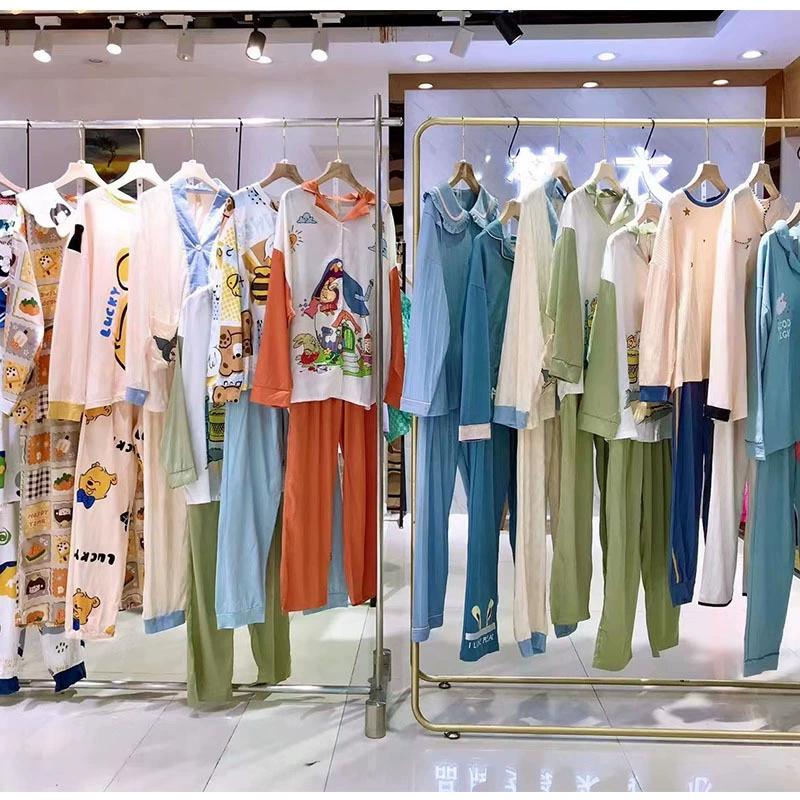 Mengyengteng домашняя одежда 23 осень новая кожа мягкая хлопковая мультяшная пижама бренд скидка женская одежда оптовая продажа