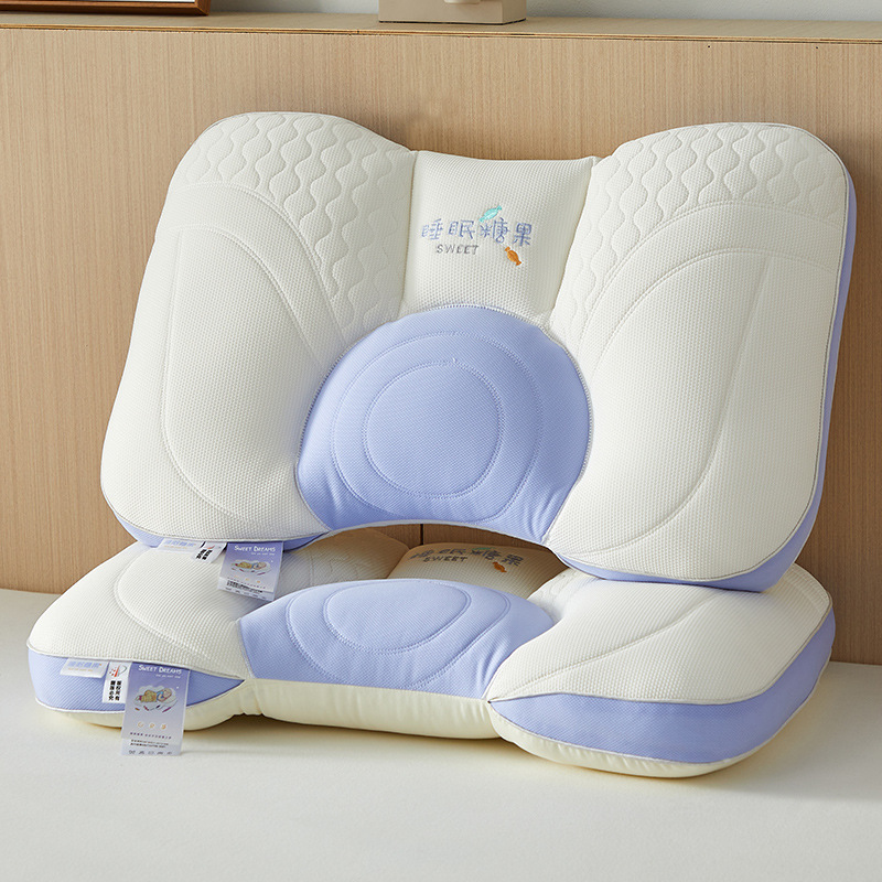 수면 사탕 라텍스 목 베개 [한 쌍]