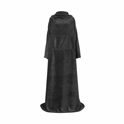 Cross-border Amazon TV throw blanket with large pockets, multifunctional, wearable, lazy sleeve blanket, anti-static flannel blanket