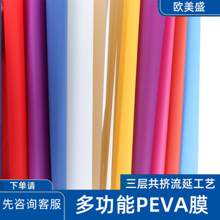 Peva Cast Film, Thermal Insulation Bag Waterproof Lining, Raincoat Roll Material, Embossed, Various Colors