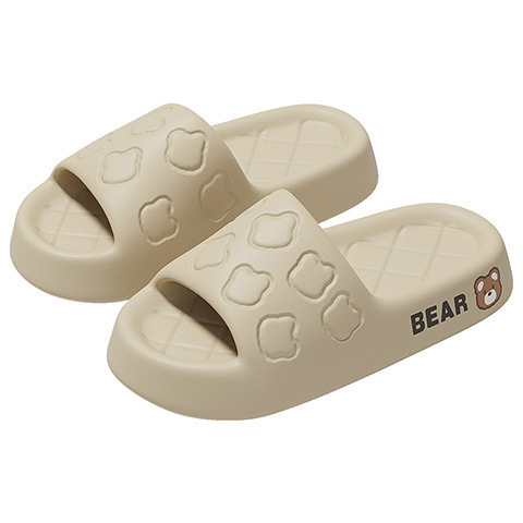 Feeling stepping on shit at home, thick Korean sandals, slippers, wearable bottom slippers, men's fashion, casual bottoms for home and outdoor, women's version, soft trendy wholesale
