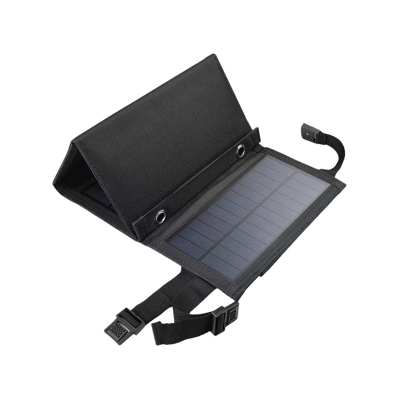 Cargador USB solar plegable de 5V10W, panel de generación de energía fotovoltaica para cargar teléfonos móviles en exteriores, venta al por mayor