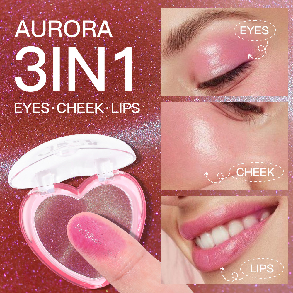 USHAS Europa y América spot transfronterizo rubor magnético de una sola rejilla impermeable de larga duración para mejorar la tez natural UC105