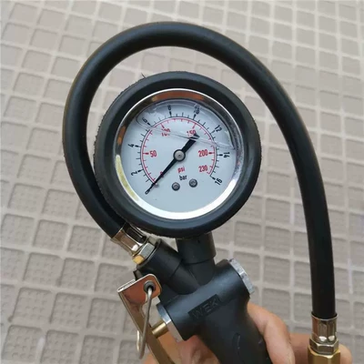 Air pressure gauge/tire pressure gauge, air pressure gauge with inflator