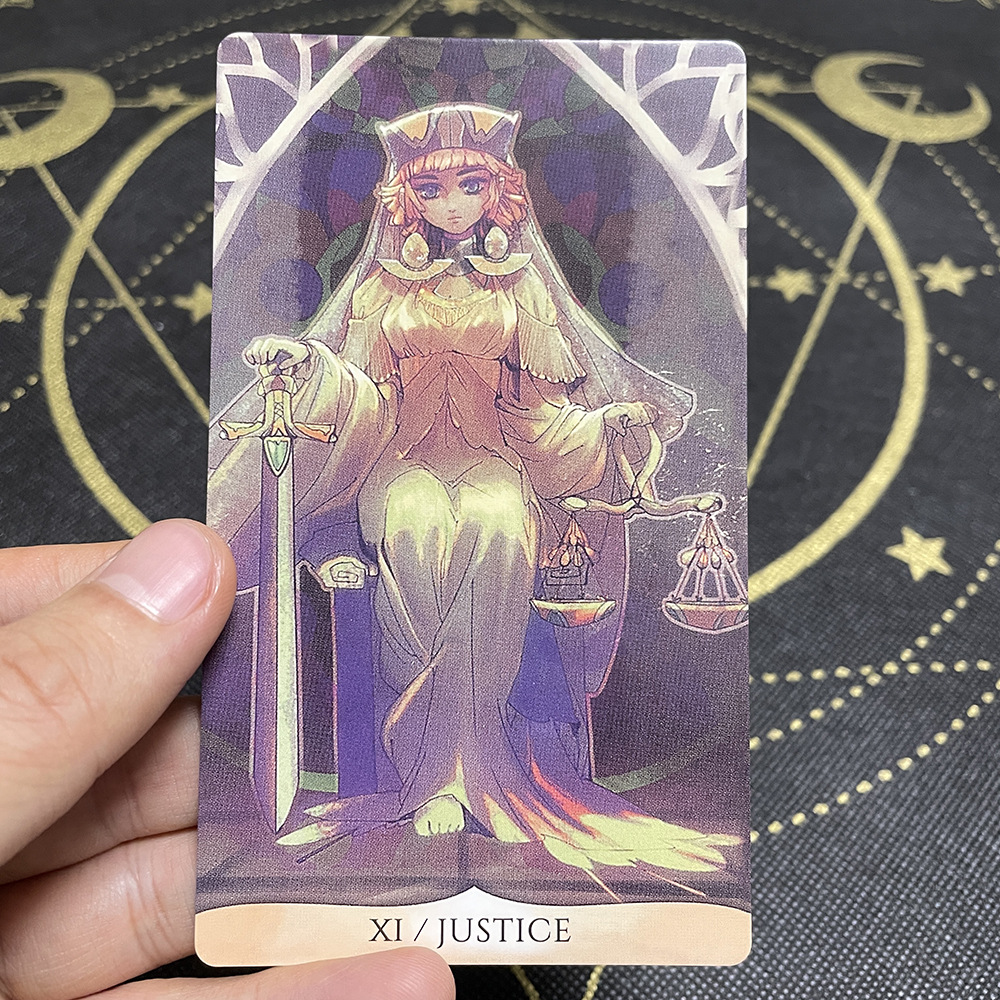 Cartas de tarot oráculo manga tradicional versión en inglés_voghion.com