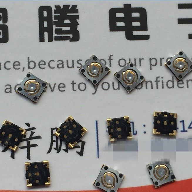 进口法国C&k ITT 4*4*0.6 薄片薄膜开关 微型轻触按键 贴片4脚