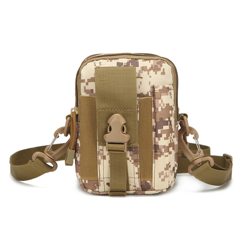 Amazon Spot Hmolle Waist Bag Mountaineering Tactical Outdoor Sports Waist Bag Zipper Camouflage Strap Mobile Phone