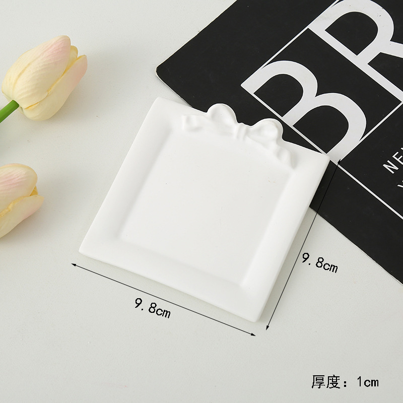 石膏トレイ インスタ映え 収納 ハート型トレイ マット仕上げ ネイルアート ジュエリー ネックレス イヤリング ディスプレイ 装飾品|undefined