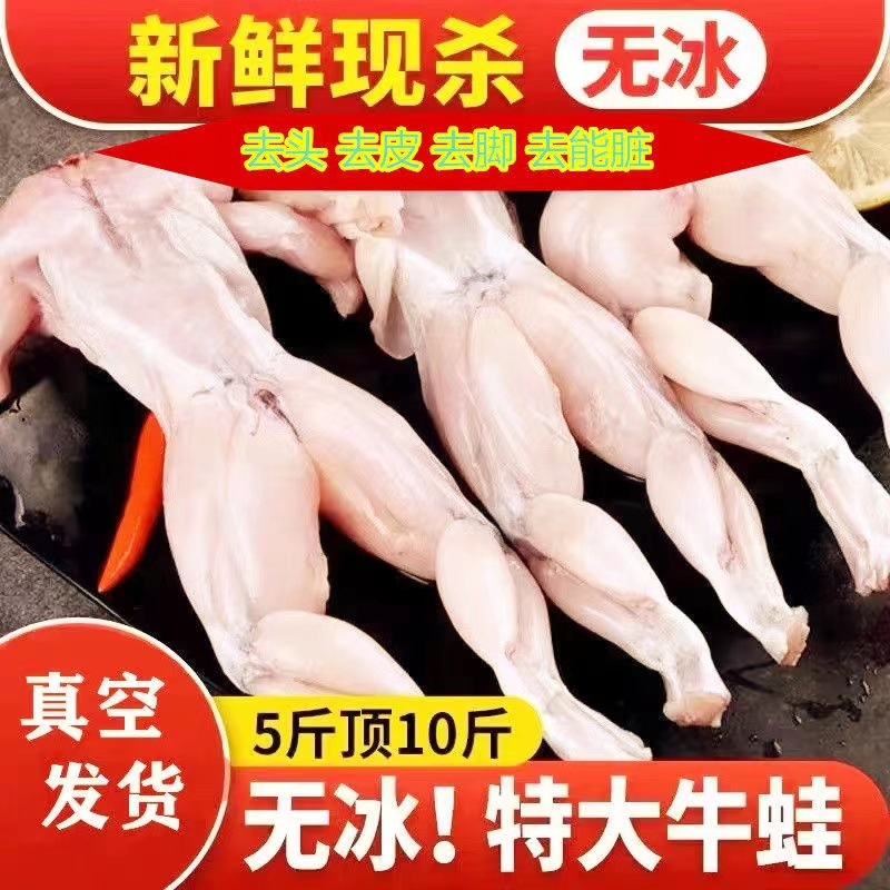 牛蛙冷冻鲜活新鲜特大田鸡青蛙肉半成品腿蛙肉批串商用石蛙发怀旧