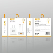 20w欧规USB口快充充电头套装适配器米m6充电器M8欧规快速充电