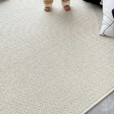 Imitation Sisal Anti-Cat Claw Carpet Home Tea Room Bedroom Tatami Car Side Blanket Pineapple Ring Tpe Bottom Pet Floor Mat (Avtomobil döşəmə paspasları) - white-imitation-sisal-carpet-price-per-square-meter