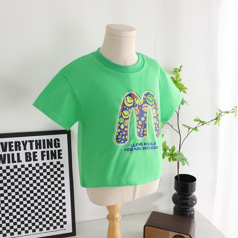 저지 반팔 그린