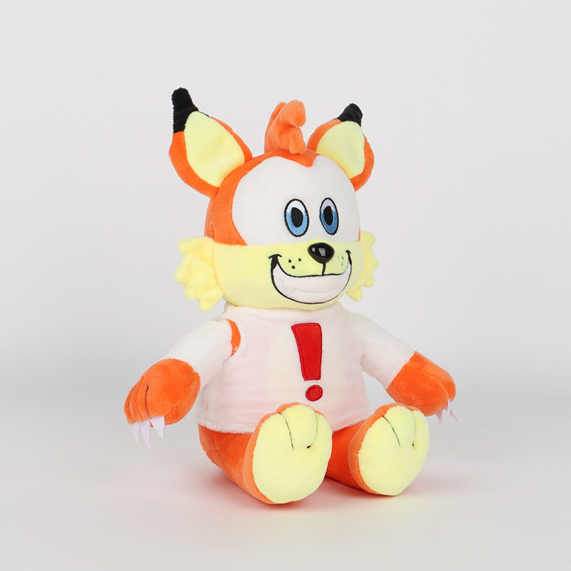 跨境新品bubsy plush超级大笨猫巴比斯游戏周边毛绒玩偶公仔|undefined