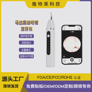 Cross-Border Intelligent Visual Motor Vibration Dental Cleaner for Cleaning Dental Calculus, Waterproof High-Frequency Visual Electric Dental Irrigator