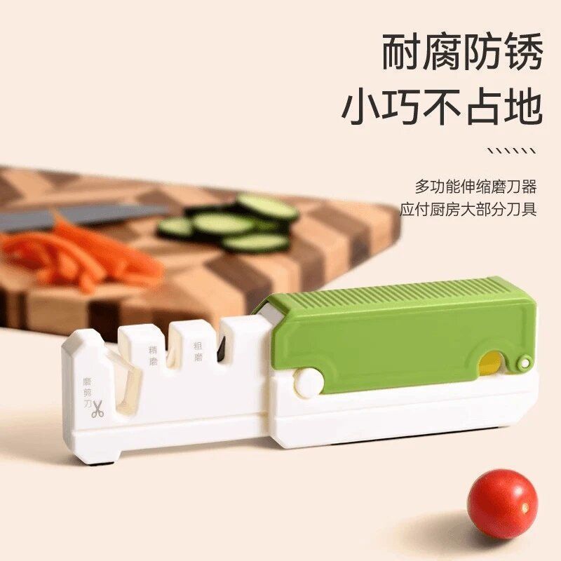 Nuevo afilador de cuchillo plegable multifuncional doméstico afilador rápido afilador de piedra afilador de cuchillo de cocina tijeras afilador de herramienta