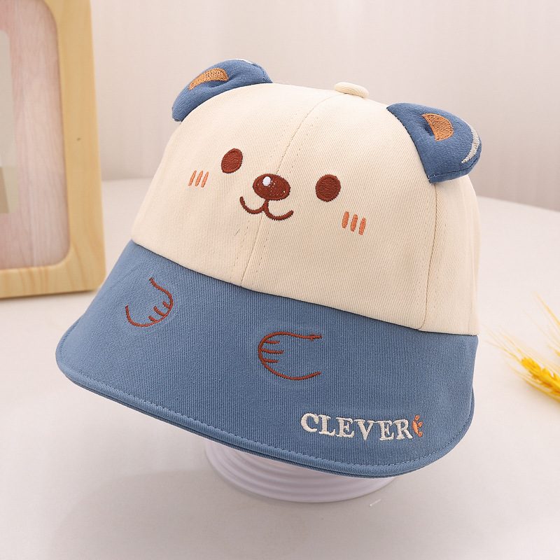 Sombreros para bebés sombreros de primavera y otoño sombreros para bebés varones sombreros de lengua de pato para mujeres grandes gorras para salir lindos sombreros de sol sombreros de pescador para niños