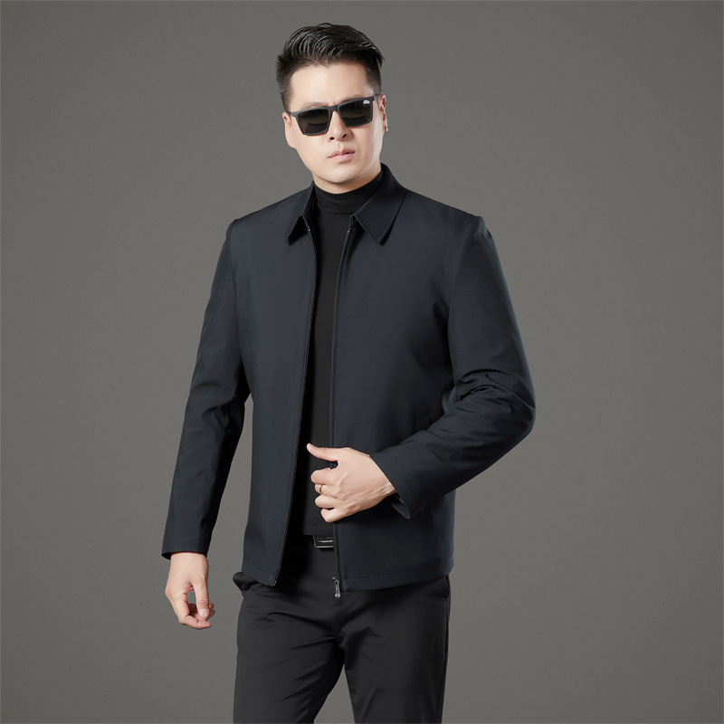 (2개) 24 WINTER WEAR 남성용 코튼 패딩 코트 중년 아빠의 짧은 따뜻한 콜드 리딩 실크 코튼 패딩 코트 남성용 패션 캐주얼 자켓