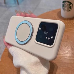 新しい支点シェルは、Xiaomi 15 携帯電話ケース回転スタンド 14pro 液体シリコーン指紋防止 14ultra に適しています。
