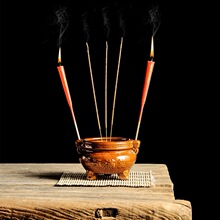 清明节墓前香炉摆件家用室外供奉祖先陶瓷祭祀祭祖祭奠墓地用品