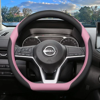 Steering wheel cover Generation Classic Modified Four-Season Steering - nissan-exclusive-d-type-black-pink-ultra-thin-edition-nissan-sylphy