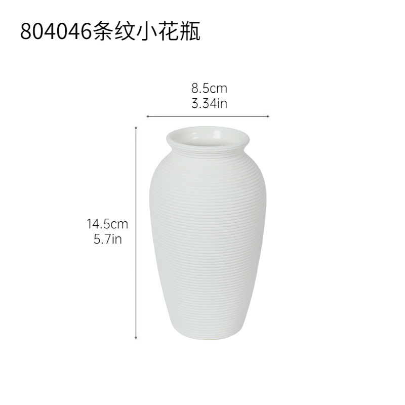 Jarrón pequeño a rayas 804046
