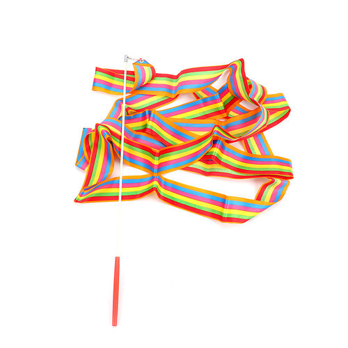 Dance ribbons, artistic gymnastics buntings, children's dance ribbons, ribbons, toys, props, hardcover factory direct sales 4 meters