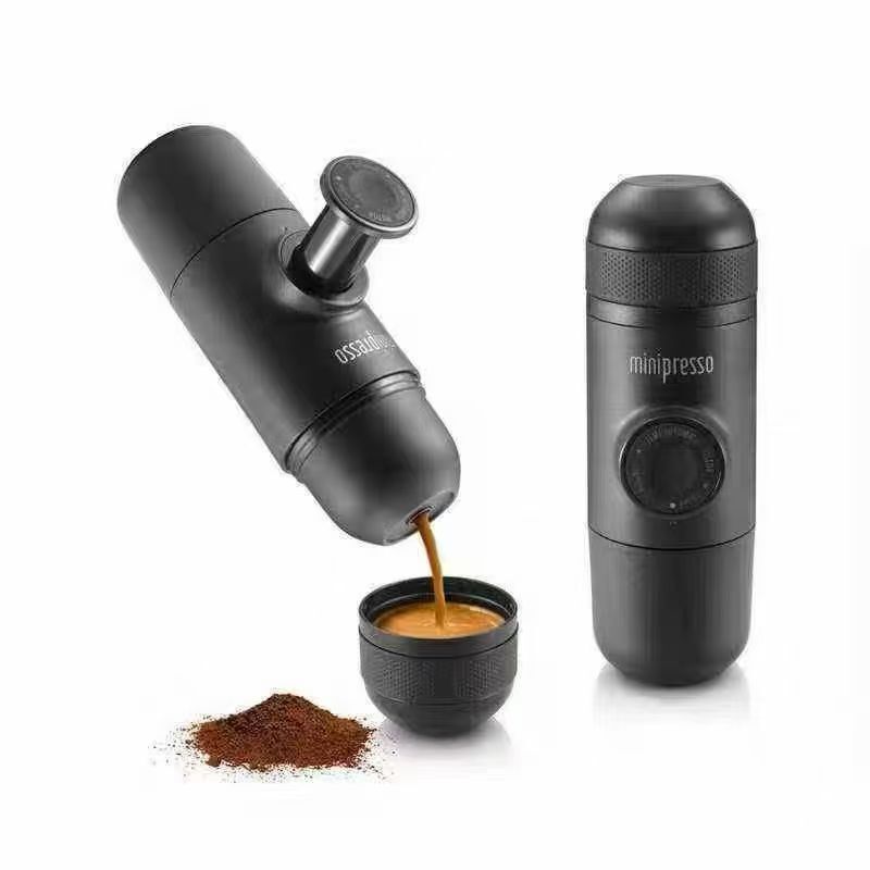 Portable manual coffee maker for espresso, suitable for outdoor camping and home use, small manual coffee pot Portable manual coffee maker for espresso, suitable for outdoor camping and home use, small manual coffee pot