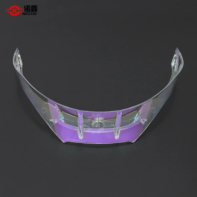 Dəbilqə (Kaska) aksesuarları helmet tail wing motorcycle helmet - pista-rear-wing-aurora-purple-with-screws
