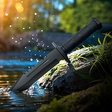 跨境爆品工厂现货高品质户外刀具随身携配求生刀具锋利刀具赶海刀