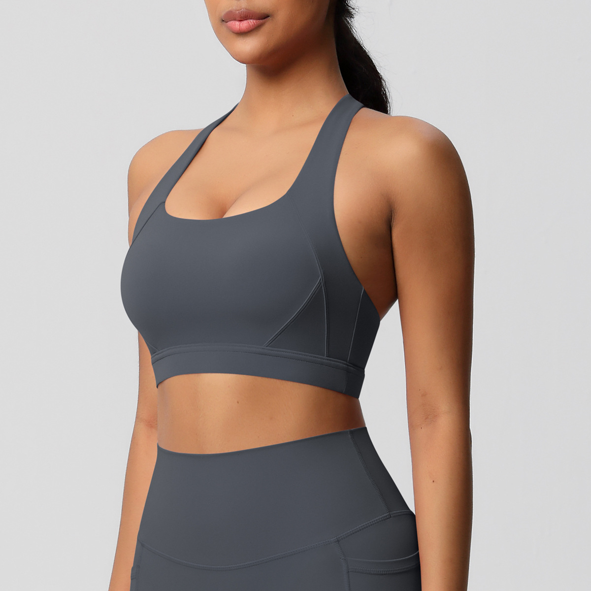 168g Weight Sleeveless Sleeve Length Nylon, Spandex Fabric Type Short Top Length Sports Vest Tops Type Fitness, Yoga, Running Occasion U Neck Neckline Solid Color Pattern Sport Style Style S, XL Size Sport Style Solid Color Nylon Spandex U Neck Active Tops Sports Vest 46