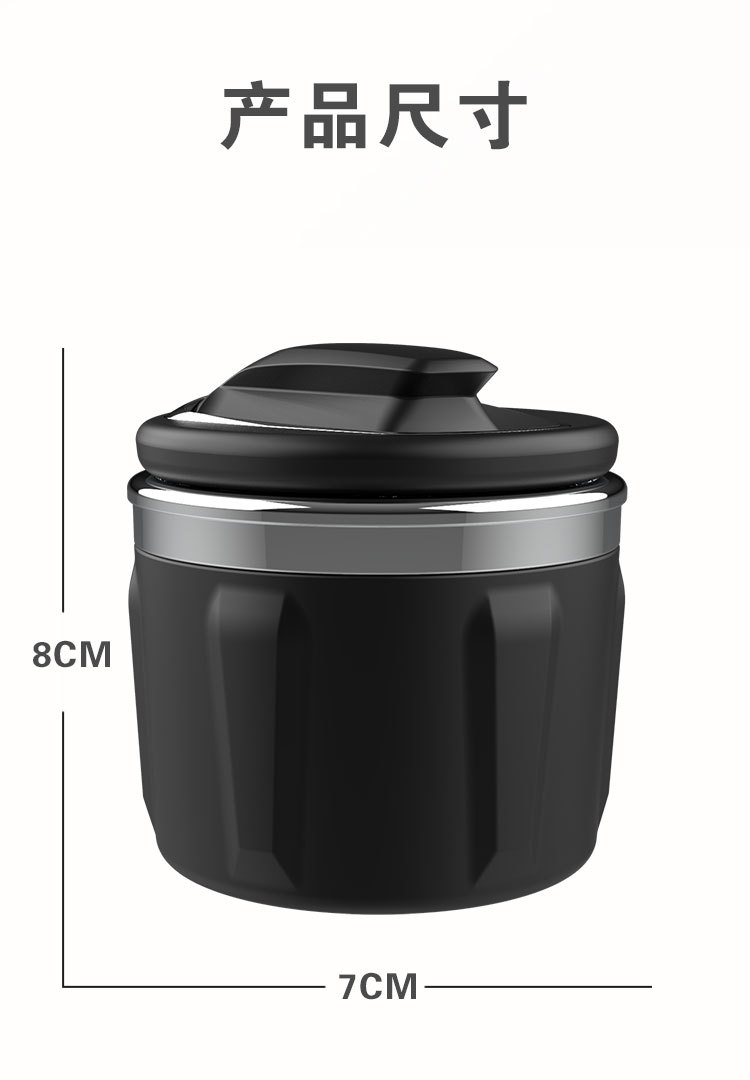 Suitable for Bmw 5 Series Car Ashtray with Cover, Creative Car Supplies, In-Car Ashtray with Led Light Ceramic