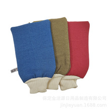 厂家直供巾洁源细砂中砂粗砂柔强两用浴花澡巾人造丝纯棉沐浴手套