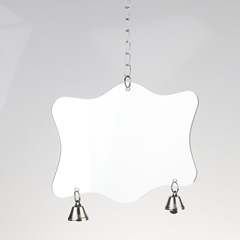 Parrot toy mirror, bird toy, chicken mirror, single mirror, Amazon mirror, 20*15cm