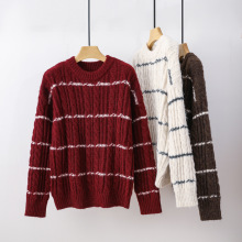韩版慵懒风毛衣2023年新款设计感小众韩系温柔内搭单穿保暖羊驼毛