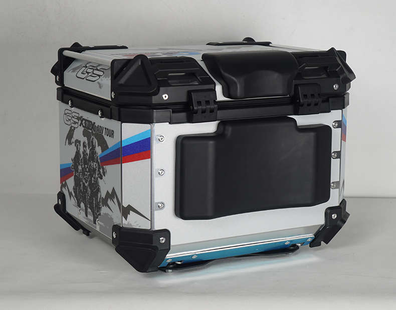 Suitable for Aluminum Alloy 36L Tail Box Backrest Motorcycle 45L Trunk Soft Back Cushion 55L65 Tail Box Backrest 40L
