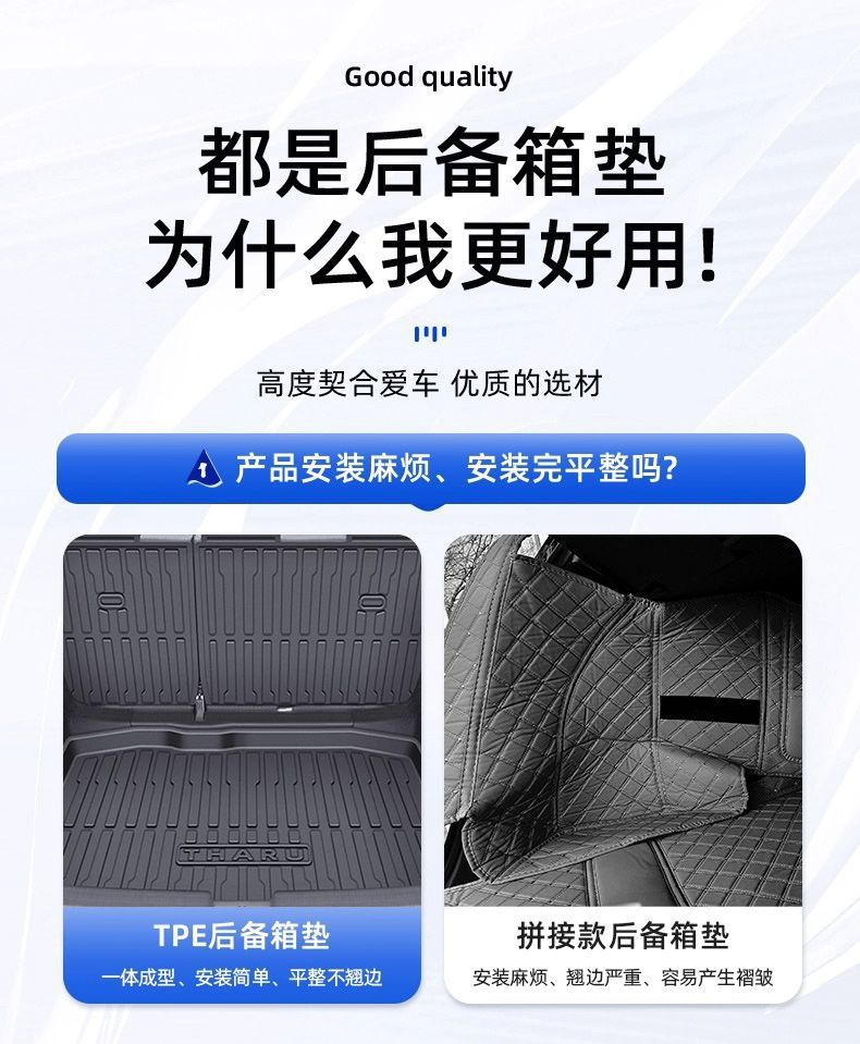 Applicable to Volkswagen Tuyue Xinrui Trunk Mat 25 TPE Trunk Mat Original Factory Surrounded Auto Products