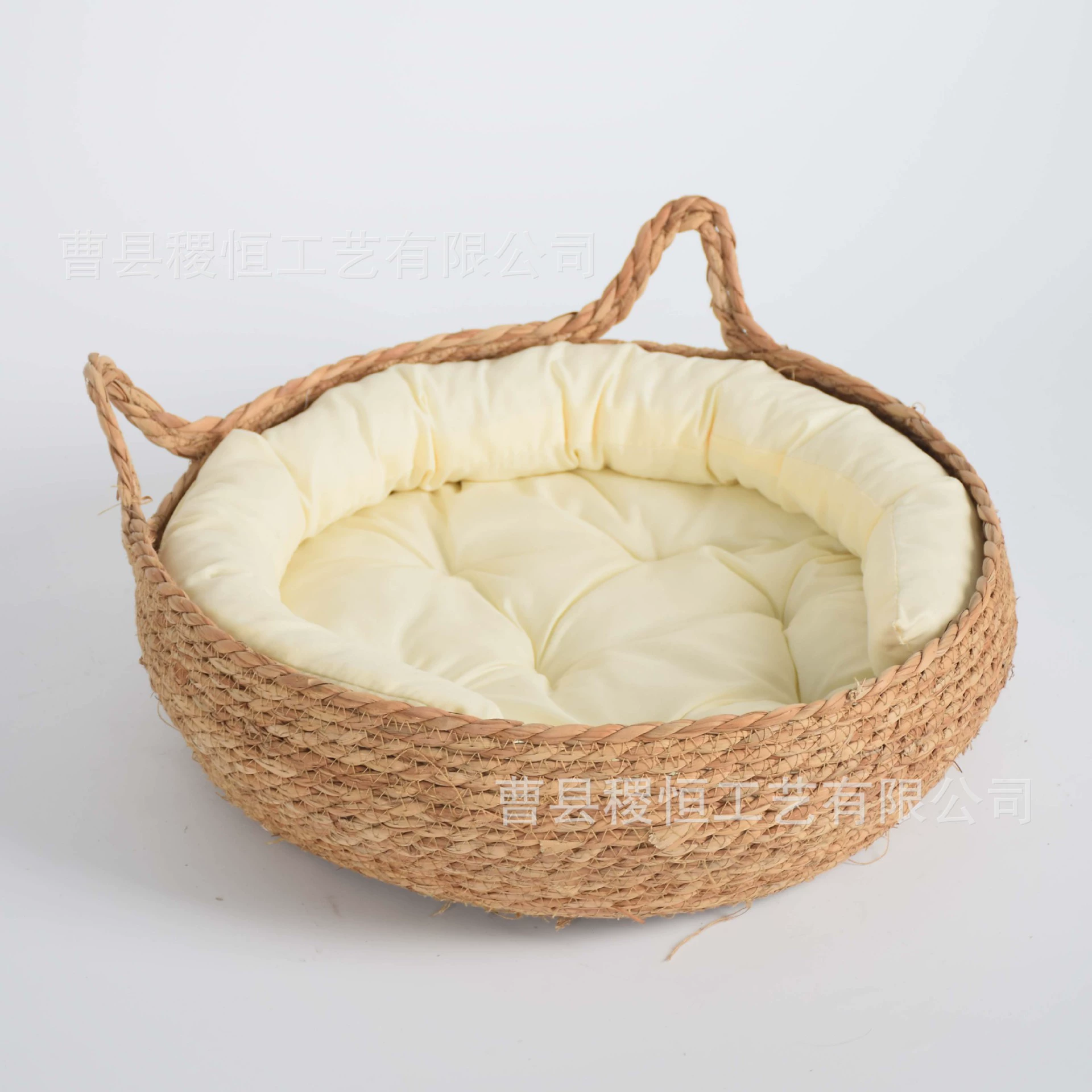 Плетённая из ротанга кошачья ниша, универсальная для всех сезонов, ручная работа собачья гнёзда,Домашняя когтеточка для кошек, тёплая и износостойкая, утолщённая кошачья нора